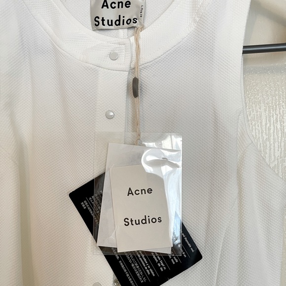 *Brand New* ACNE STUDIO white sleeveless dress - Picture 4 of 7